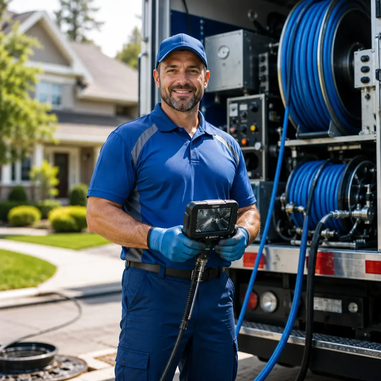 Local outdoor drain cleaning specialists in Teague, TX